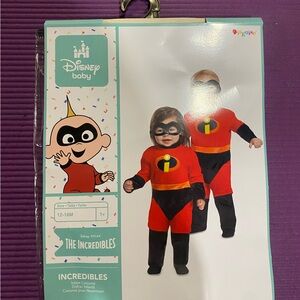 Disney Baby Incredibles Red and Black Outfit